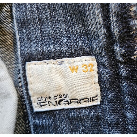 Vintage Energie Sixty Men's Jeans Straight Size 32 *Fits Like 30" Italy Designed - Picture 10 of 16